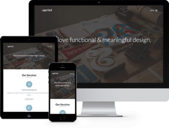 Sprint: Free HTML5 Template using Bootstrap