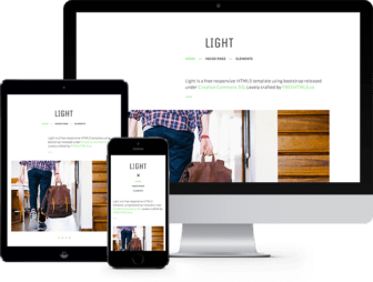 Light: Free HTML5 Template Bootstrap