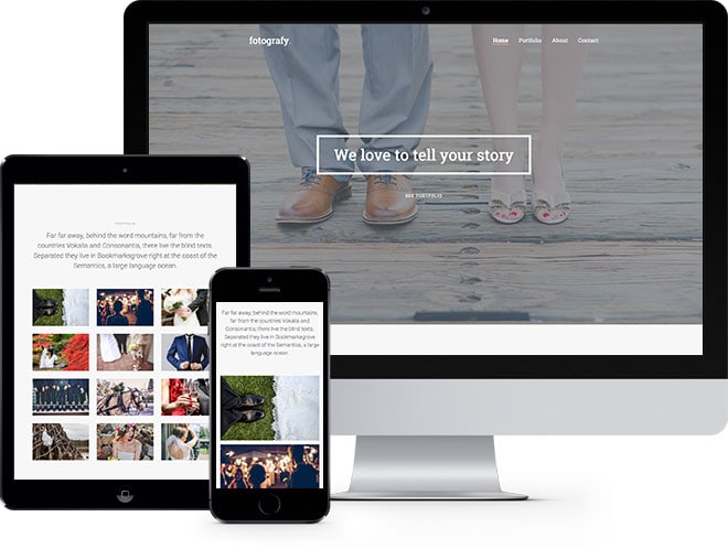 Fotografy Free HTML5 Bootstrap Template