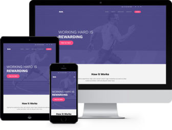Run Free Website Template for Portfolio Websites