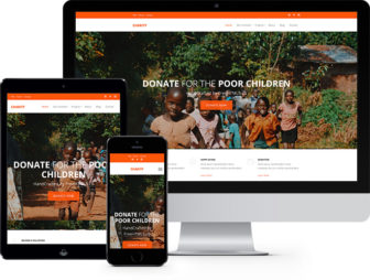 Charity Free Website Template Using Bootstrap for Non-profit Websites