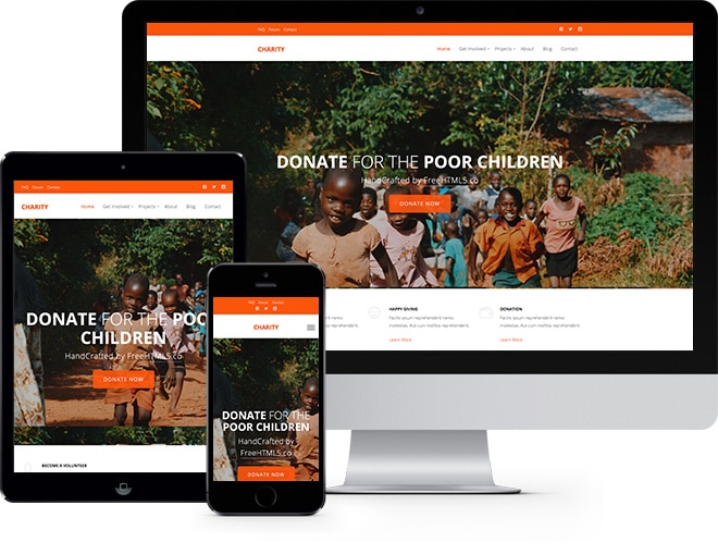 29 Best Premium And Free Ngo Website Templates 2019 Colorlib