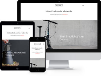 Minimal Free HTML5 Bootstrap Template