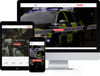 Law Free HTML5 Bootstrap Template for Law Firm Websites