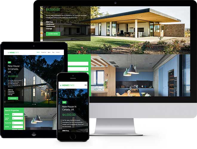 Homestate Free Html5 Bootstrap Real Estate Template Freehtml5 Co