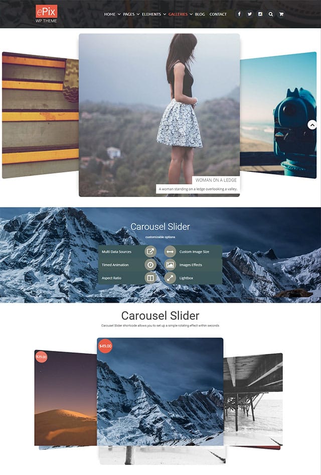 ePix - Fullscreen Photography Wordpress Theme ePix - Fullscreen Photography Wordpress Theme