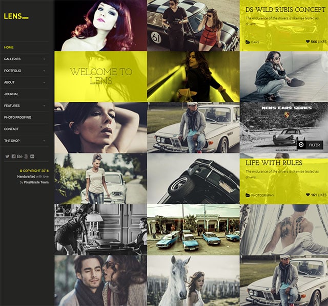 LENS – An Enjoyable Photography Wordpress Theme LENS – An Enjoyable Photography Wordpress Theme