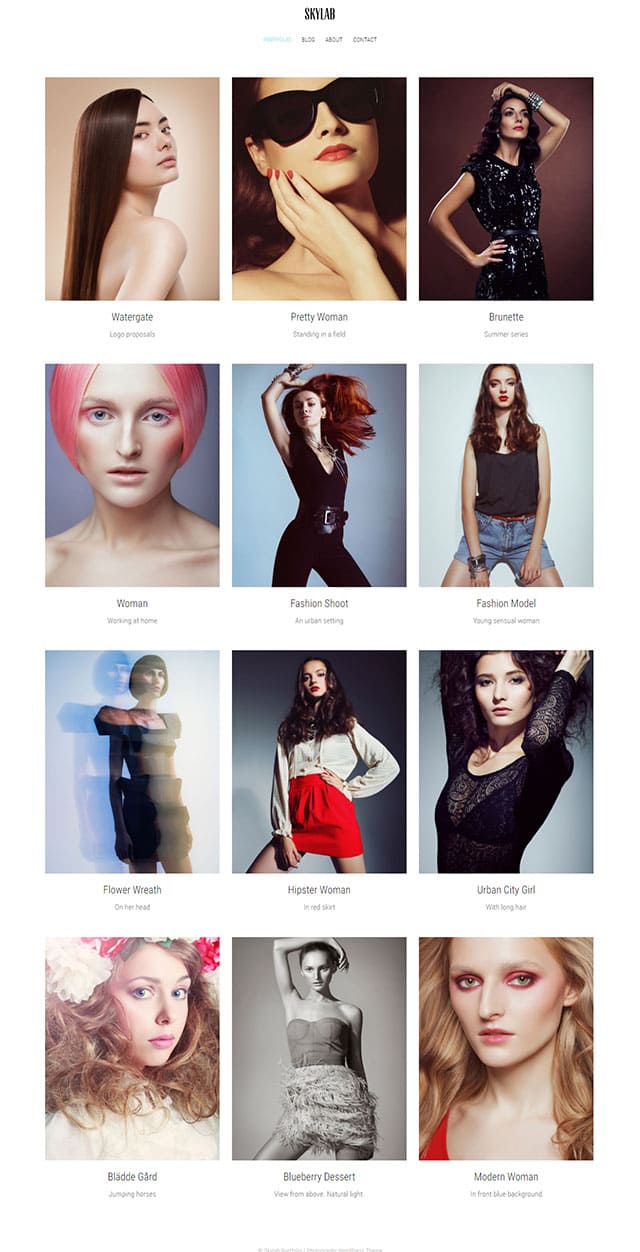 Skylab – Portfolio / Photography Wordpress Theme Skylab – Portfolio / Photography Wordpress Theme