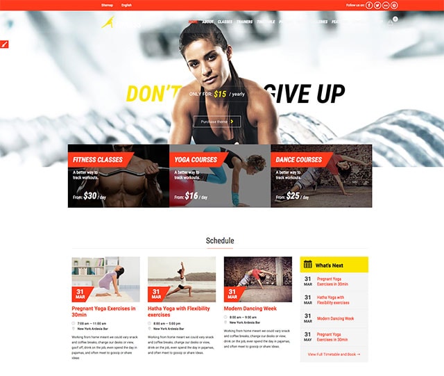Gym & Fit - Theme for Fitness Gym and Fitness Centers Gym & Fit - Theme for Fitness Gym and Fitness Centers