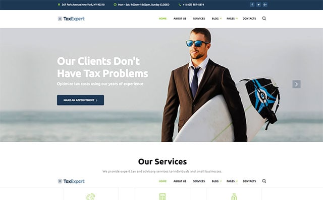 TaxExpert Website Template TaxExpert Website Template
