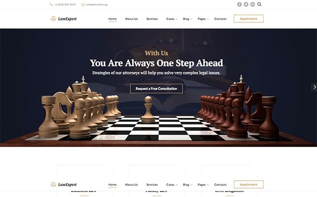 LawExpert Website Template LawExpert Website Template