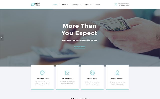 Starbis Fast Credit Website Template Starbis Fast Credit Website Template