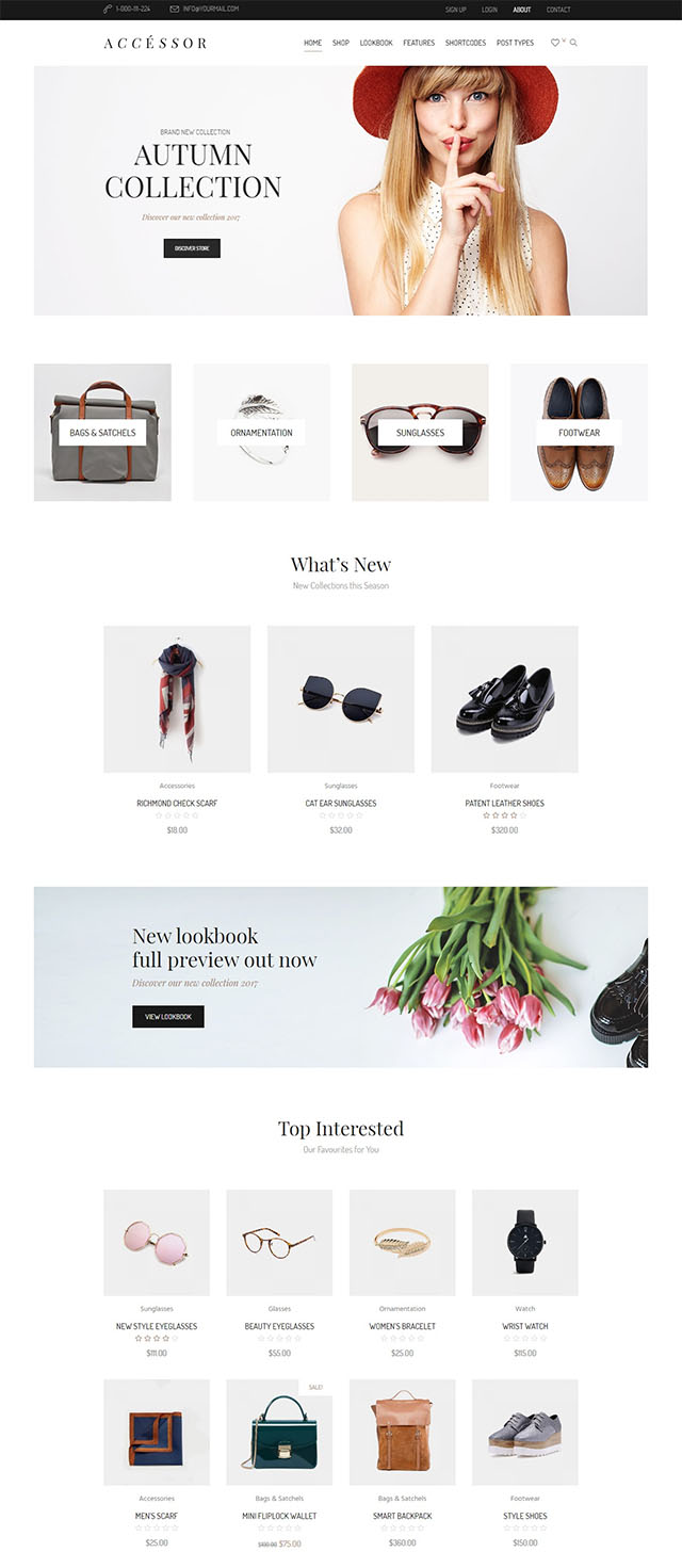 Accessories Shop - Online Store, WooCommerce & Shopping WordPress Accessories Shop - Online Store, WooCommerce & Shopping WordPress