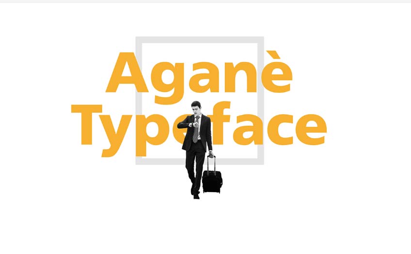 Aganè Typeface - Free font Aganè Typeface - Free font