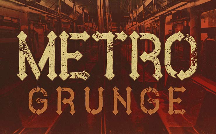 Metro Grunge Free Font Metro Grunge Free Font