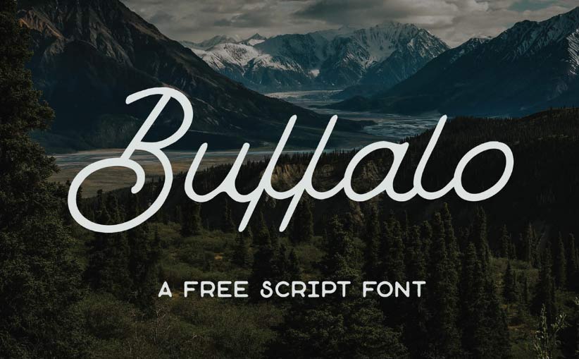 Buffalo - Free Script Font Buffalo - Free Script Font