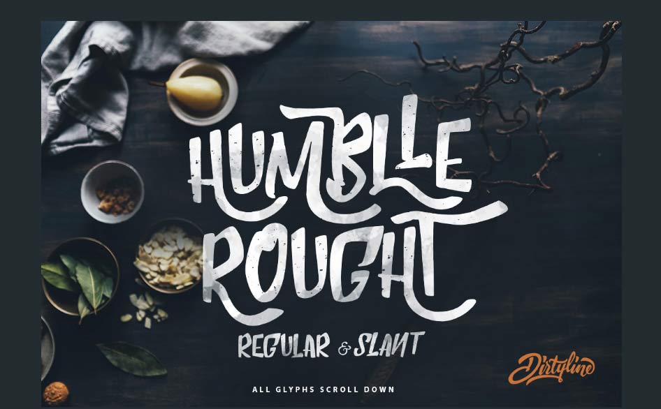 Humblle Rought Free Font Humblle Rought Free Font