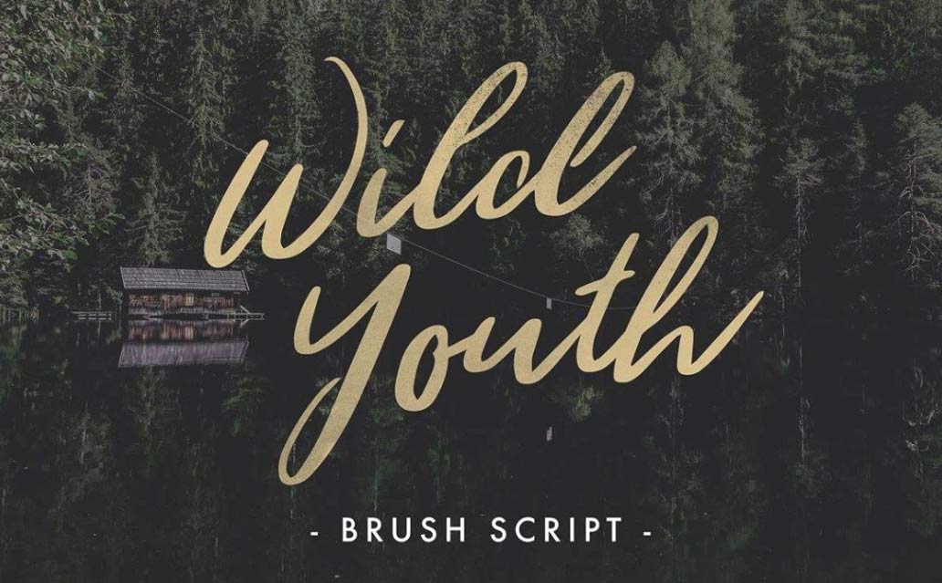 Wild Youth - Free Brush Script Font Wild Youth - Free Brush Script Font