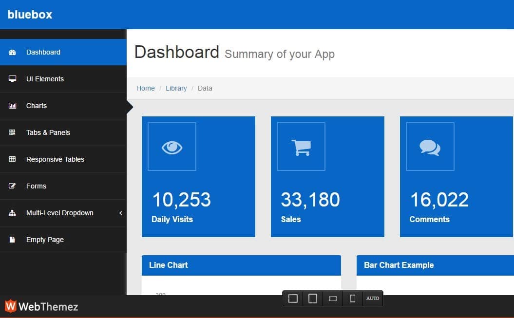 example 5 angular charts Templates Admin 2017 HTML5 Free Dashboard Responsive 48