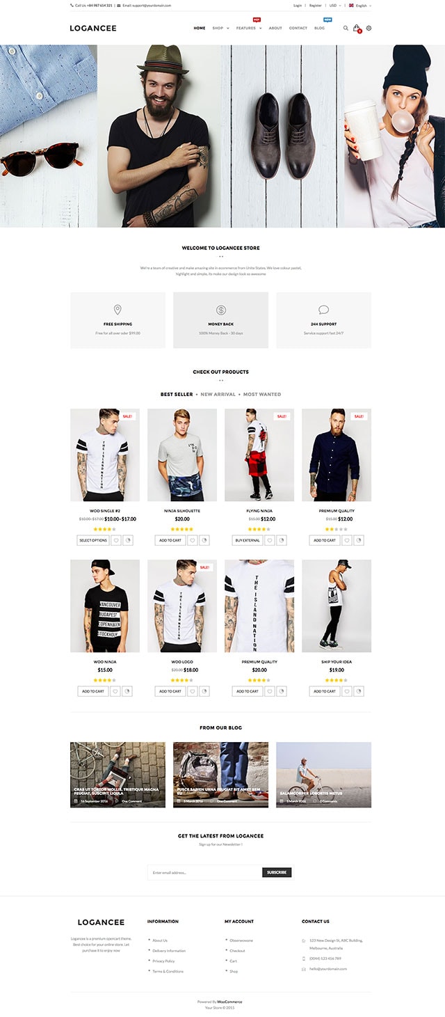 Logancee - Multipurpose eCommerce WordPress WooCommerce Theme Logancee - Multipurpose eCommerce WordPress WooCommerce Theme