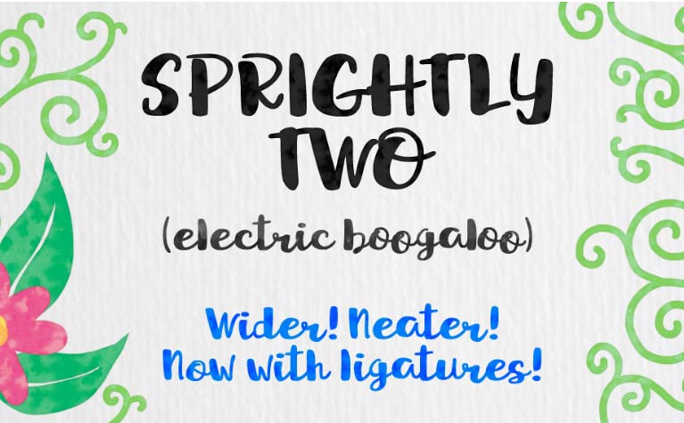 Sprightly Two Free Font