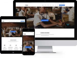 Education: Free HTML5 Bootstrap Template eLearning School Websites
