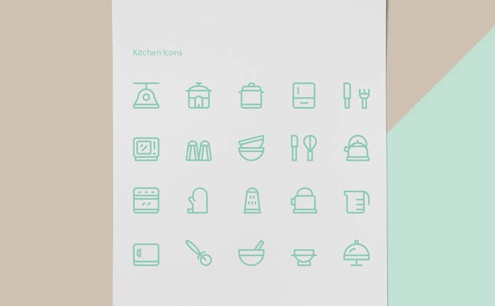 Kitchen Tools & Appliances Icons Kitchen Tools & Appliances Icons