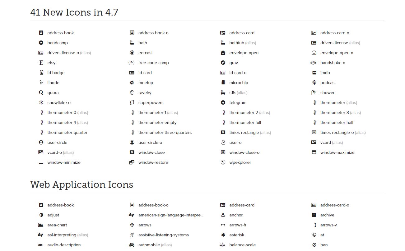 FontAwesome (675 icons) FontAwesome (675 icons)