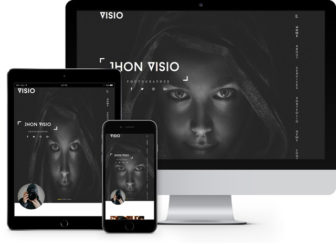 visio photography website template